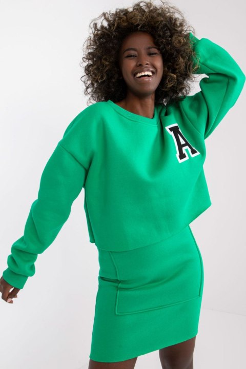 Spódnica Komplet Model EM-KMPL-721.69 Green - Ex Moda Spódnica Komplet Model EM-KMPL-721.69 Green - Ex Moda