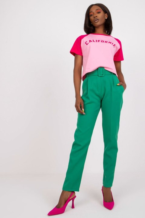 Spodnie Damskie Model DHJ-SP-12787.21X Light Green - Italy Moda Spodnie Damskie Model DHJ-SP-12787.21X Light Green - Italy Moda