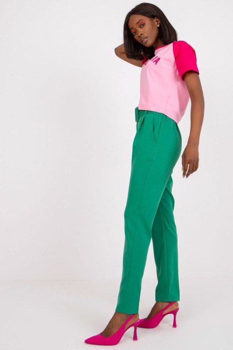 Spodnie Damskie Model DHJ-SP-12787.21X Light Green - Italy Moda Spodnie Damskie Model DHJ-SP-12787.21X Light Green - Italy Moda