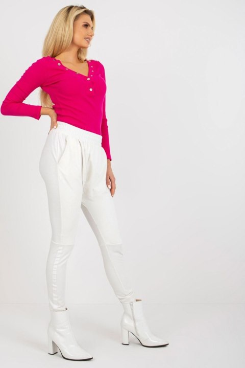 Spodnie Dresowe Model EM-DR-ES-21-558.10 Ecru - Ex Moda Spodnie Dresowe Model EM-DR-ES-21-558.10 Ecru - Ex Moda