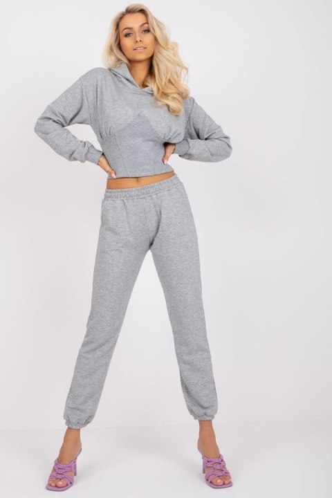 Spodnie Komplet Model EM-KMPL-378.04 Grey - Ex Moda Spodnie Komplet Model EM-KMPL-378.04 Grey - Ex Moda