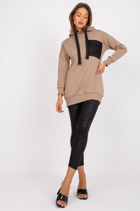 Spodnie Komplet Model EM-KMPL-615.33 Dark Beige - Ex Moda Spodnie Komplet Model EM-KMPL-615.33 Dark Beige - Ex Moda