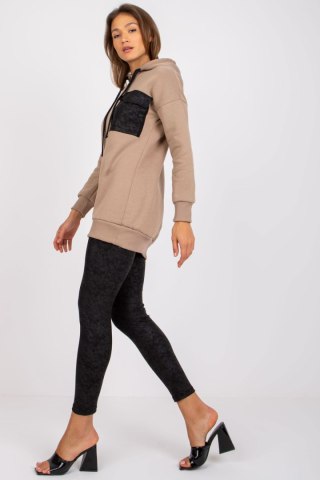 Spodnie Komplet Model EM-KMPL-615.33 Dark Beige - Ex Moda