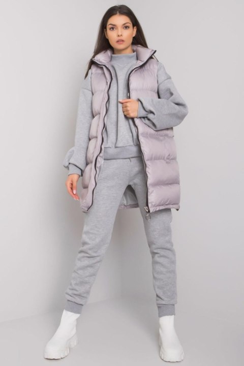 Spodnie Komplet Model EM-KMPL-647.00P Grey - Ex Moda Spodnie Komplet Model EM-KMPL-647.00P Grey - Ex Moda