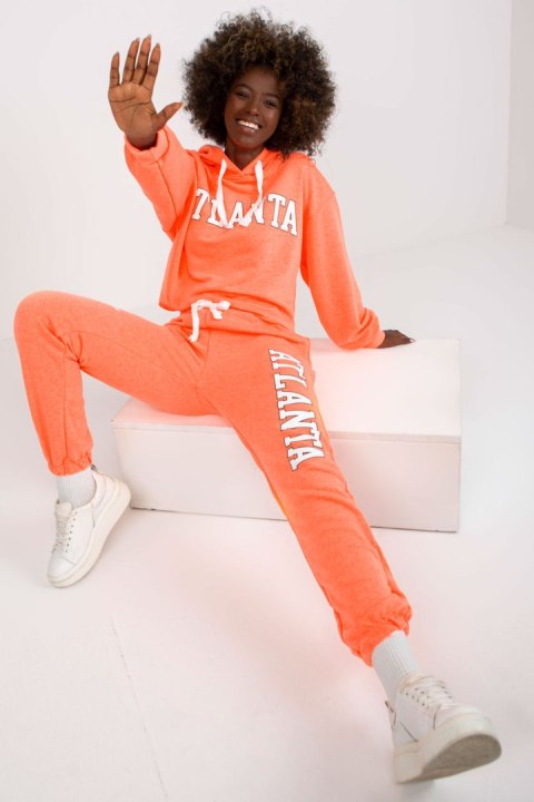 Spodnie Komplet Model EM-KMPL-734.35P Fluo Orange - Ex Moda Spodnie Komplet Model EM-KMPL-734.35P Fluo Orange - Ex Moda