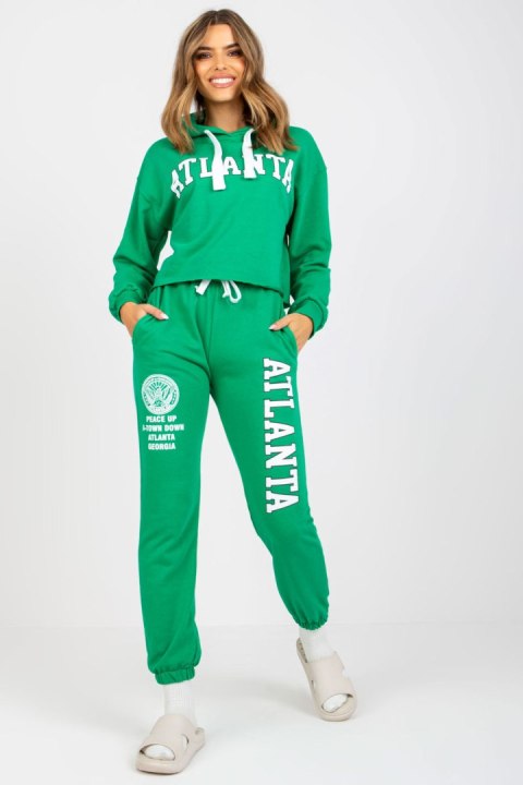 Spodnie Komplet Model EM-KMPL-734.35P Green - Ex Moda Spodnie Komplet Model EM-KMPL-734.35P Green - Ex Moda