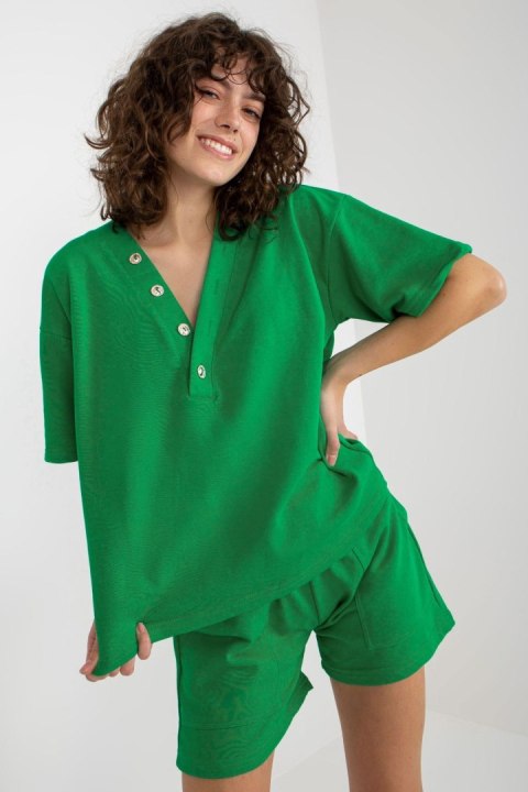 Spodnie Komplet Model EM-KMPL-743.27X Green - Ex Moda Spodnie Komplet Model EM-KMPL-743.27X Green - Ex Moda