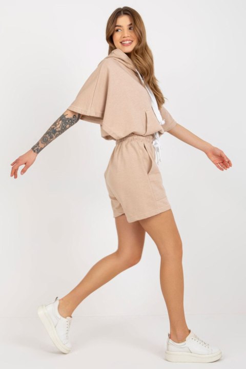 Spodnie Komplet Model EM-KMPL-744.88P Beige - Ex Moda Spodnie Komplet Model EM-KMPL-744.88P Beige - Ex Moda