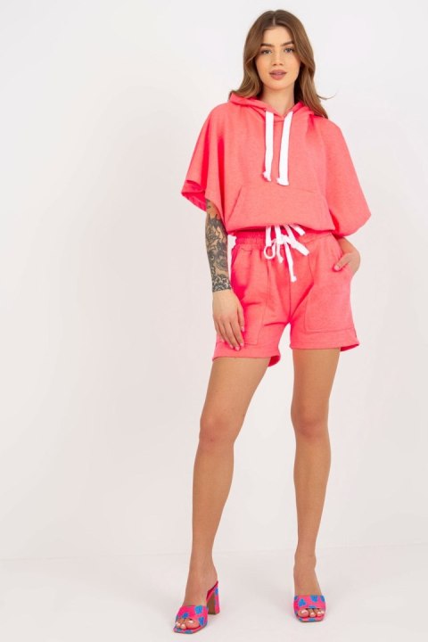 Spodnie Komplet Model EM-KMPL-744.88P Fluo Pink - Ex Moda Spodnie Komplet Model EM-KMPL-744.88P Fluo Pink - Ex Moda