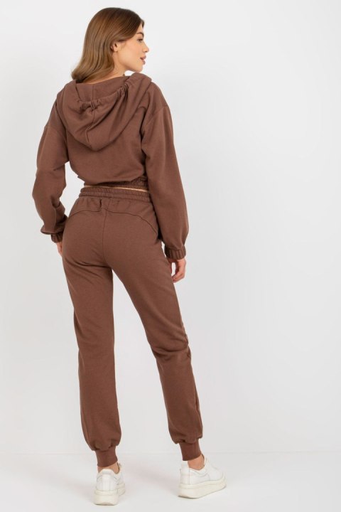 Spodnie Komplet Model EM-KMPL-747.06P Brown - Ex Moda Spodnie Komplet Model EM-KMPL-747.06P Brown - Ex Moda