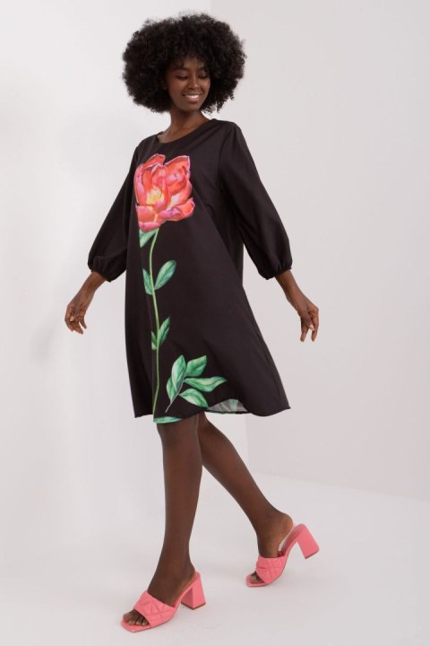 Sukienka Model DHJ-SK-18808-1.34 Black - Italy Moda Sukienka Model DHJ-SK-18808-1.34 Black - Italy Moda