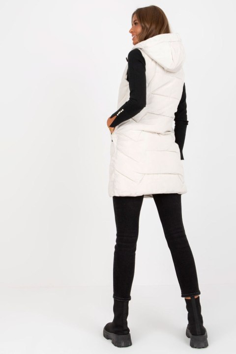 Kamizelka Model NM-KZ-P22-6618.92P Light Beige - NM Kamizelka Model NM-KZ-P22-6618.92P Light Beige - NM