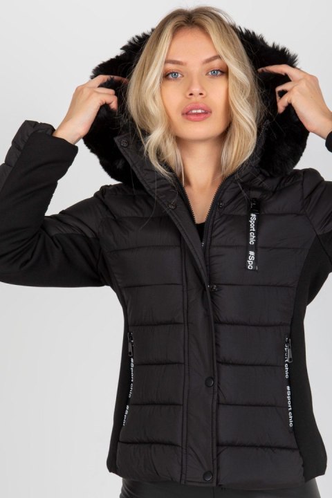 Kurtka Damska Model NM-KR-BS-202.44P Black - NM Kurtka Damska Model NM-KR-BS-202.44P Black - NM
