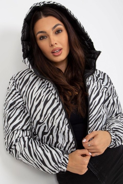 Kurtka Damska Model NM-KR-P22-6670.90 Black/White - NM Kurtka Damska Model NM-KR-P22-6670.90 Black/White - NM
