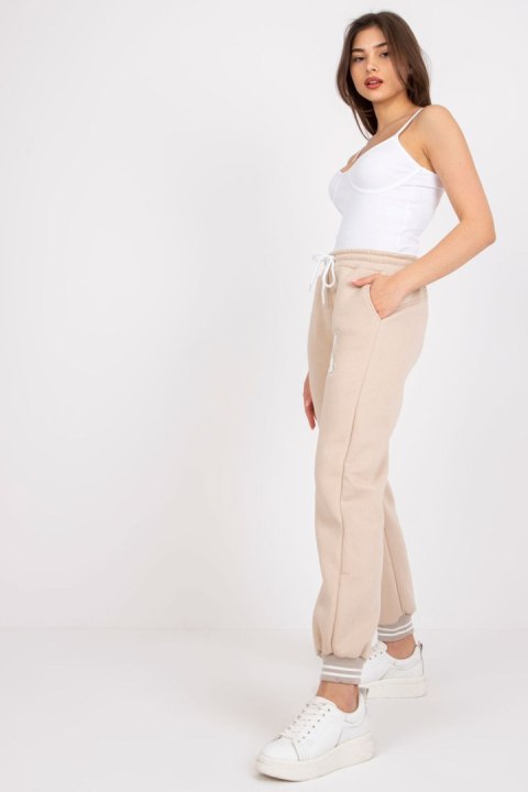 Spodnie Dresowe Model EM-DR-712-1.66P Beige - Ex Moda Spodnie Dresowe Model EM-DR-712-1.66P Beige - Ex Moda