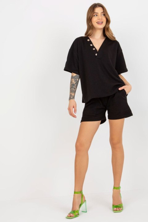 Spodnie Komplet Model EM-KMPL-743.27X Black - Ex Moda Spodnie Komplet Model EM-KMPL-743.27X Black - Ex Moda