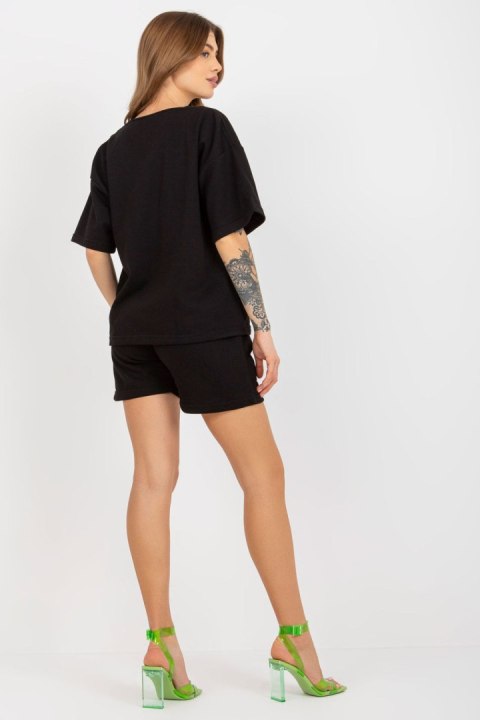 Spodnie Komplet Model EM-KMPL-743.27X Black - Ex Moda Spodnie Komplet Model EM-KMPL-743.27X Black - Ex Moda