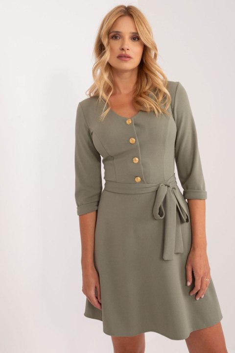 Sukienka Model LK-SK-507785.65 Khaki - Lakerta Sukienka Model LK-SK-507785.65 Khaki - Lakerta