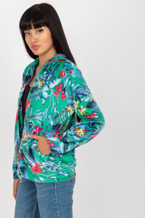 Bluza Damska Model RV-BL-8120.69P Green - Rue Paris Bluza Damska Model RV-BL-8120.69P Green - Rue Paris