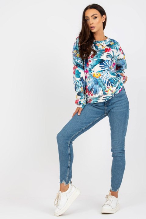 Bluza Damska Model RV-BL-8124.51 Ecru - Rue Paris Bluza Damska Model RV-BL-8124.51 Ecru - Rue Paris