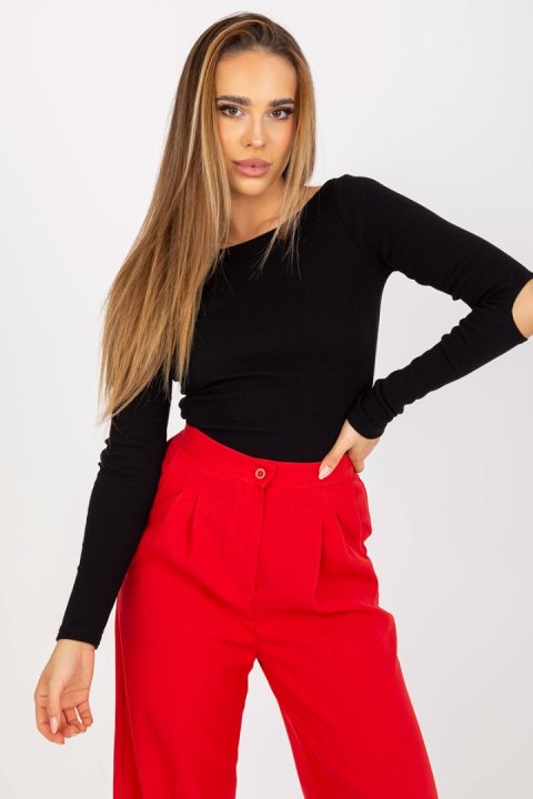 Bluzka Model RV-BZ-8021.23 Black - Rue Paris Bluzka Model RV-BZ-8021.23 Black - Rue Paris