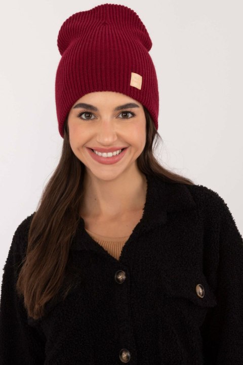 Czapka Model JK-CZ-50.25 Bordo - Rue Paris Czapka Model JK-CZ-50.25 Bordo - Rue Paris