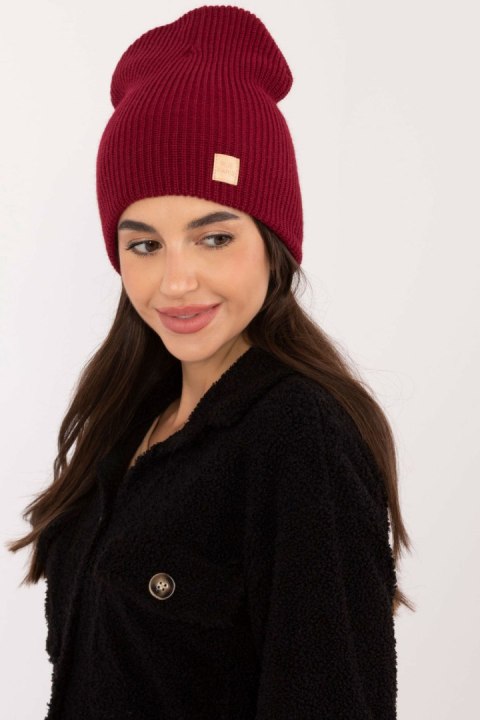 Czapka Model JK-CZ-50.25 Bordo - Rue Paris Czapka Model JK-CZ-50.25 Bordo - Rue Paris