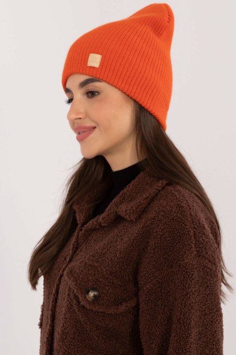Czapka Model JK-CZ-50.25 Orange - Rue Paris Czapka Model JK-CZ-50.25 Orange - Rue Paris