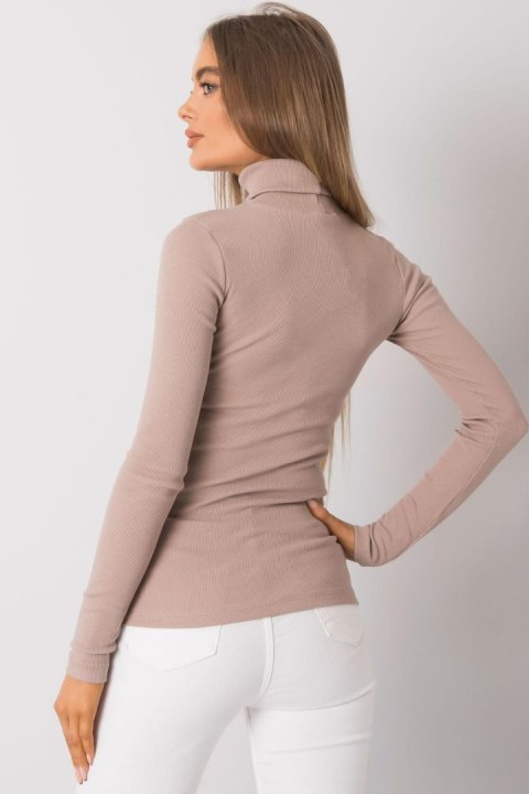 Golf damski Model RV-BZ-7182.01P Dark Beige - Rue Paris Golf damski Model RV-BZ-7182.01P Dark Beige - Rue Paris