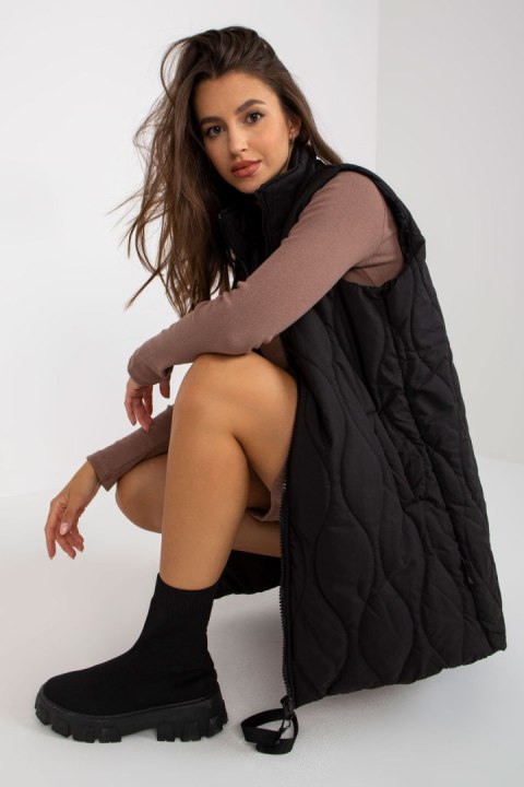 Kamizelka Model AP-KZ-RP01.00P Black - Rue Paris Kamizelka Model AP-KZ-RP01.00P Black - Rue Paris
