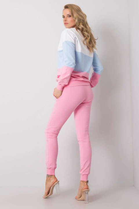 Spodnie Komplet Model RV-KMPL-5971.05 Pink - Rue Paris Spodnie Komplet Model RV-KMPL-5971.05 Pink - Rue Paris