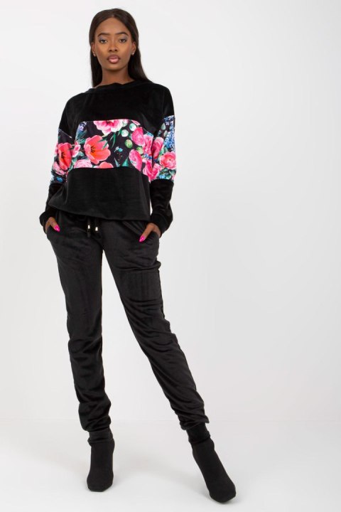 Spodnie Komplet Model RV-KMPL-8172.44P Black - Rue Paris Spodnie Komplet Model RV-KMPL-8172.44P Black - Rue Paris
