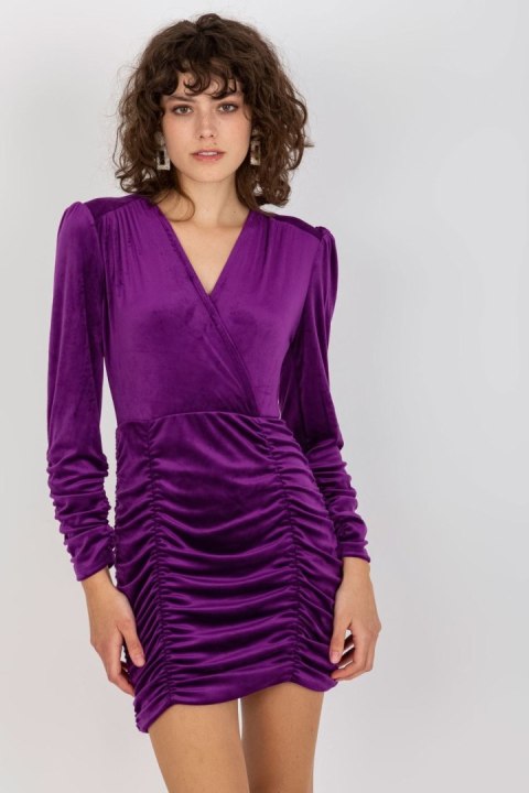 Sukienka Model RP-SK-8199.56 Violet - Rue Paris Sukienka Model RP-SK-8199.56 Violet - Rue Paris