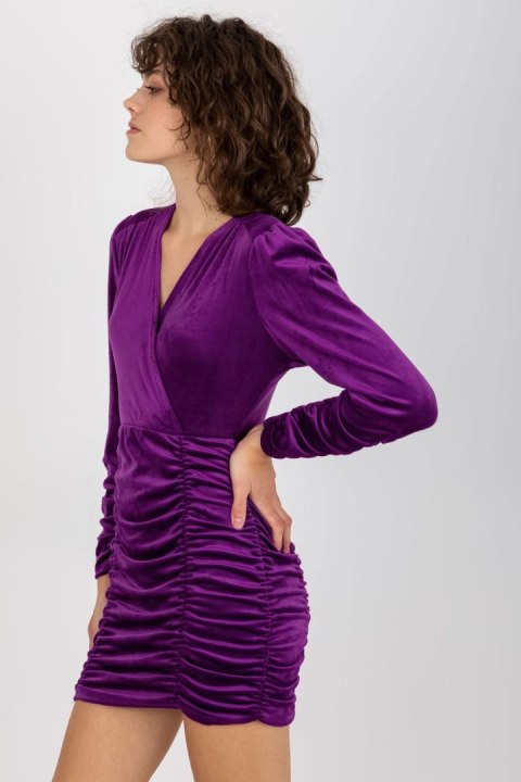 Sukienka Model RP-SK-8199.56 Violet - Rue Paris Sukienka Model RP-SK-8199.56 Violet - Rue Paris