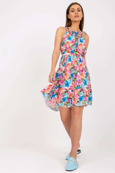 Sukienka Model WN-SK-0806-4.38 Multicolor - Rue Paris Sukienka Model WN-SK-0806-4.38 Multicolor - Rue Paris