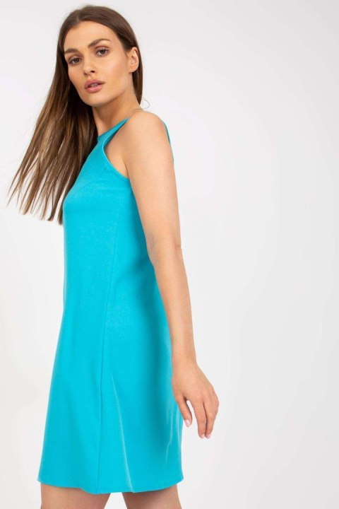 Sukienka Model WN-SK-1512.74 Blue - Rue Paris Sukienka Model WN-SK-1512.74 Blue - Rue Paris