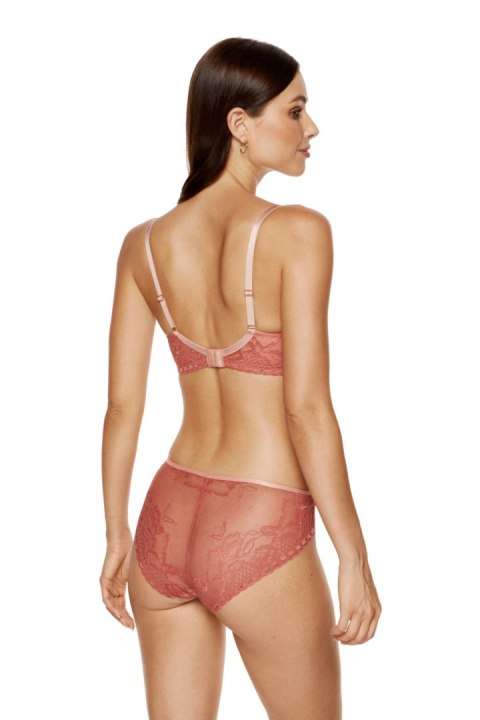 Biustonosz Soft Biustonosz Semi-Soft Model Bisou B3 Miedziany - Gorteks Biustonosz Soft Biustonosz Semi-Soft Model Bisou B3 Miedziany - Gorteks
