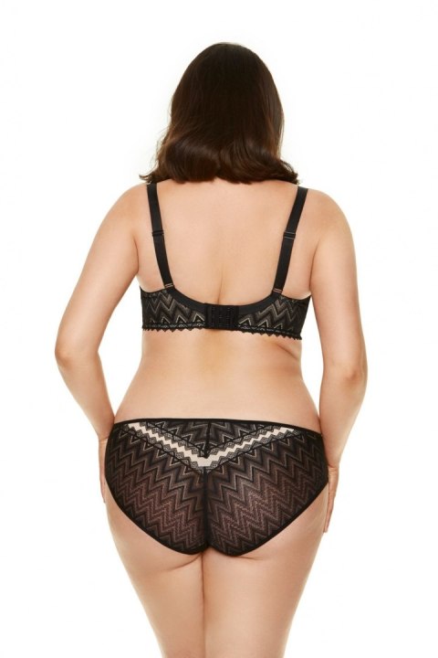 Biustonosz Soft Biustonosz Semi-Soft Model Echo B3 Black - Gorteks Biustonosz Soft Biustonosz Semi-Soft Model Echo B3 Black - Gorteks