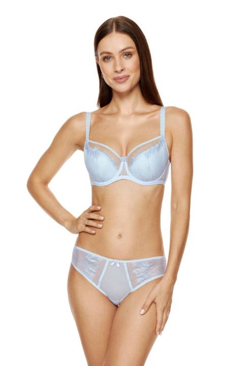 Biustonosz Soft Biustonosz Semi-Soft Model Mable B3 Błękit - Gorteks Biustonosz Soft Biustonosz Semi-Soft Model Mable B3 Błękit - Gorteks