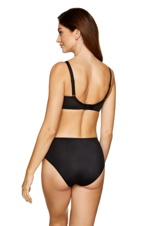 Biustonosz Soft Biustonosz Semi-Soft Model Zara B3 Black - Gorteks Biustonosz Soft Biustonosz Semi-Soft Model Zara B3 Black - Gorteks