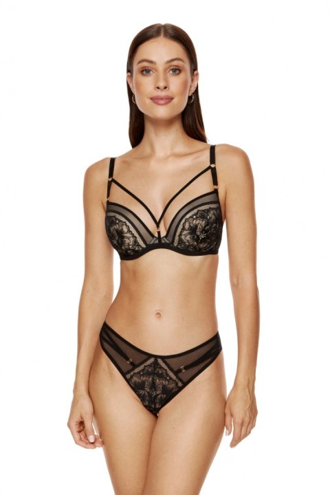 Biustonosz push up Biustonosz Push-up Model Gwen B1 Black - Gorteks Biustonosz push up Biustonosz Push-up Model Gwen B1 Black - Gorteks