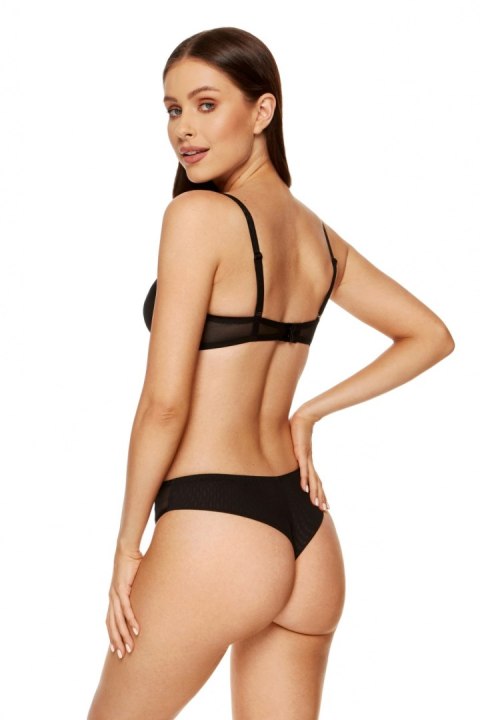 Biustonosz push up Biustonosz Push-up Model Zara B1 Black - Gorteks Biustonosz push up Biustonosz Push-up Model Zara B1 Black - Gorteks