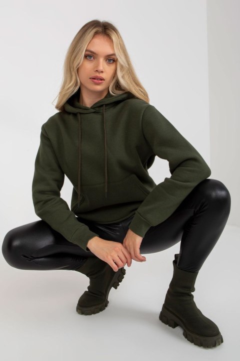 Bluza Damska Model CT-BL-F-621124.98P Khaki - Rue Paris Bluza Damska Model CT-BL-F-621124.98P Khaki - Rue Paris