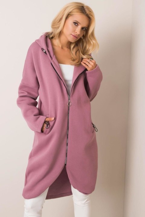 Bluza Damska Model RV-BL-4858-1.99P Dark Pink - Rue Paris Bluza Damska Model RV-BL-4858-1.99P Dark Pink - Rue Paris