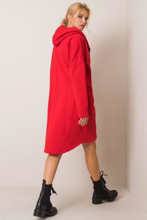 Bluza Damska Model RV-BL-4858-1.99P Red - Rue Paris Bluza Damska Model RV-BL-4858-1.99P Red - Rue Paris