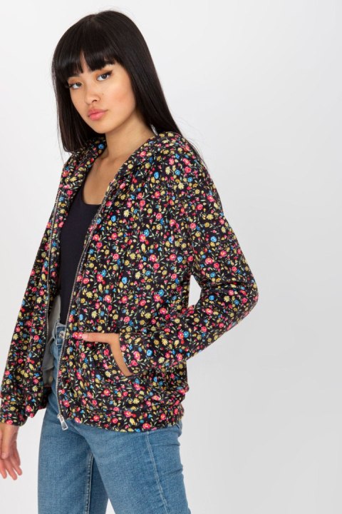 Bluza Damska Model RV-BL-8121.29 Black/Yellow - Rue Paris Bluza Damska Model RV-BL-8121.29 Black/Yellow - Rue Paris