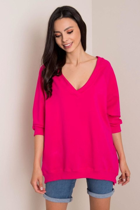Bluza Model RV-BL-5676.09 Fuksja - Rue Paris Bluza Model RV-BL-5676.09 Fuksja - Rue Paris
