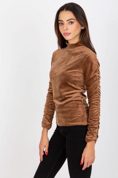 Bluzka Model RP-BZ-8181.45P Brown - Rue Paris Bluzka Model RP-BZ-8181.45P Brown - Rue Paris