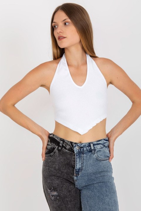 Koszulka Top Model RV-TP-8012.18 White - Rue Paris Koszulka Top Model RV-TP-8012.18 White - Rue Paris