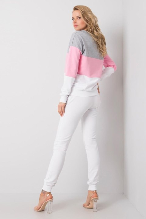 Spodnie Komplet Model RV-KMPL-5971.05 Grey/Pink - Rue Paris Spodnie Komplet Model RV-KMPL-5971.05 Grey/Pink - Rue Paris